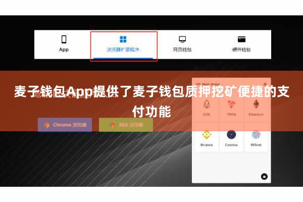 麦子钱包App提供了麦子钱包质押挖矿便捷的支付功能