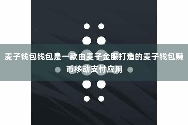 麦子钱包钱包是一款由麦子金服打造的麦子钱包赚币移动支付应用