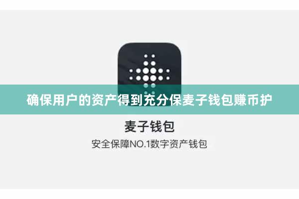 确保用户的资产得到充分保麦子钱包赚币护