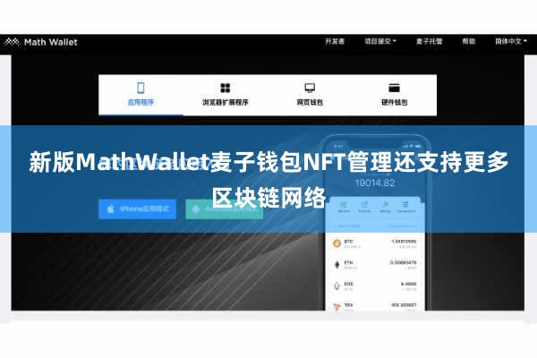 新版MathWallet麦子钱包NFT管理还支持更多区块链网络