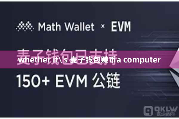 whether it's 麦子钱包赚币a computer