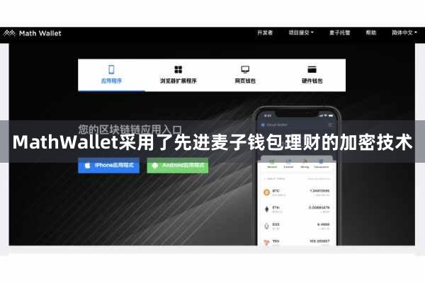 MathWallet采用了先进麦子钱包理财的加密技术